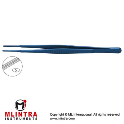 Gerald DeBakey Tissu Forcep Straight, 1.5mm atraumatic Tips, 20mm Straight, 2.0mm atraumatic Tips, 20mm